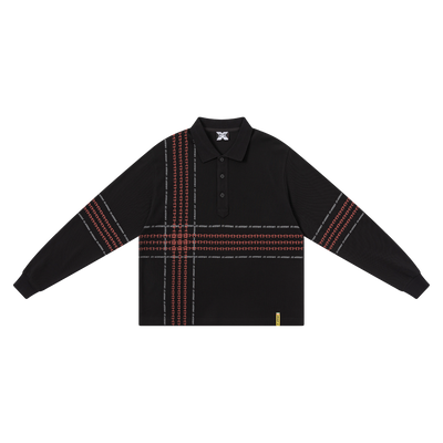 Crosscut Rugby (Black / Red)