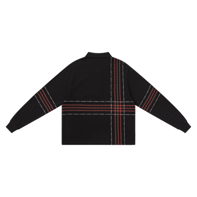 Crosscut Rugby (Black / Red)