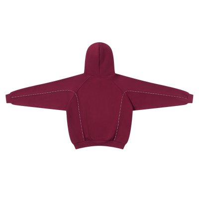 Piping Hood (Maroon)