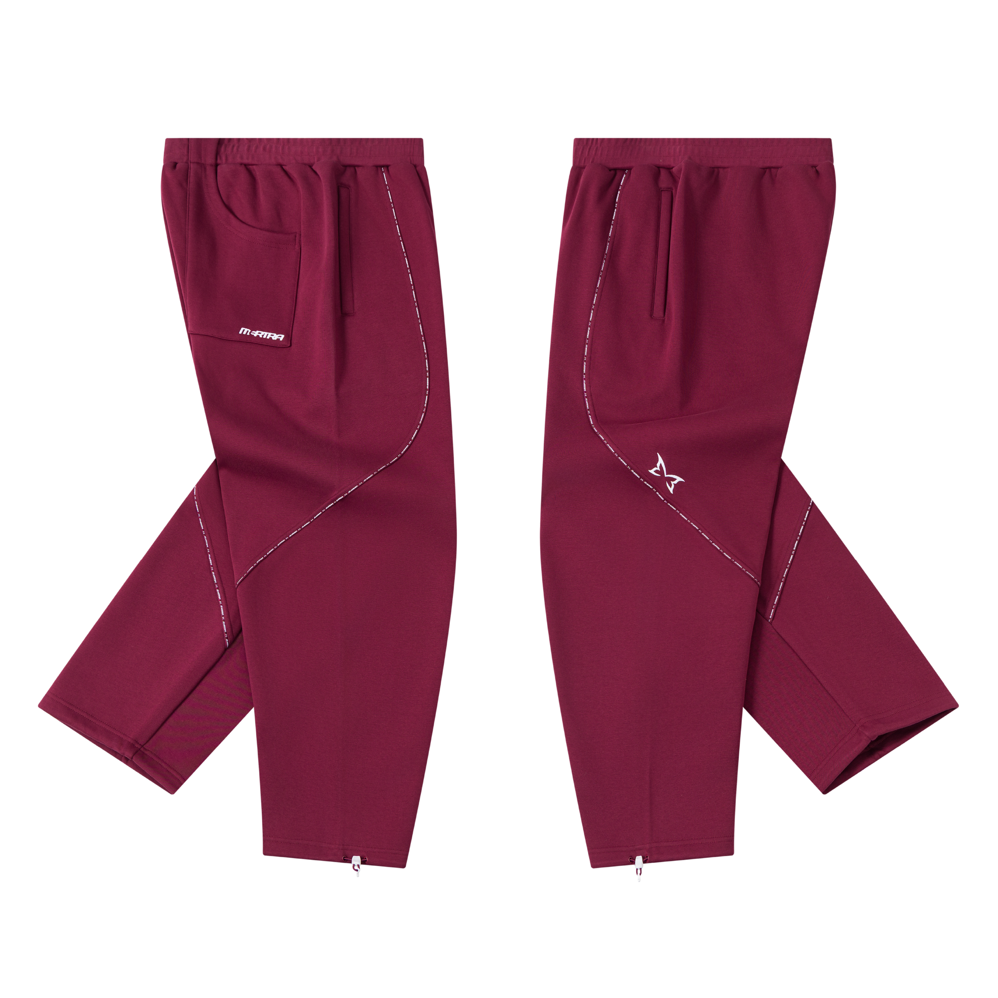 Piping Joggers (Maroon)