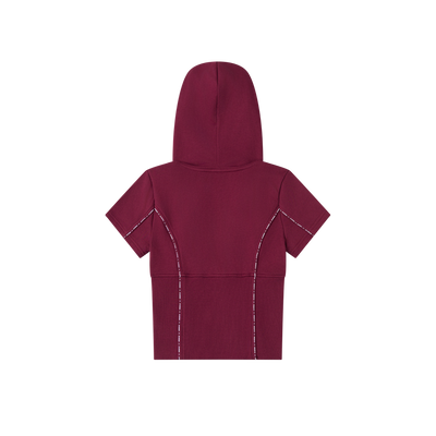 Women’s Piping Top (Maroon)
