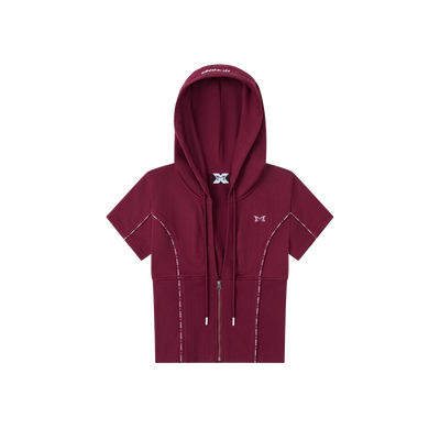 Women’s Piping Top (Maroon)