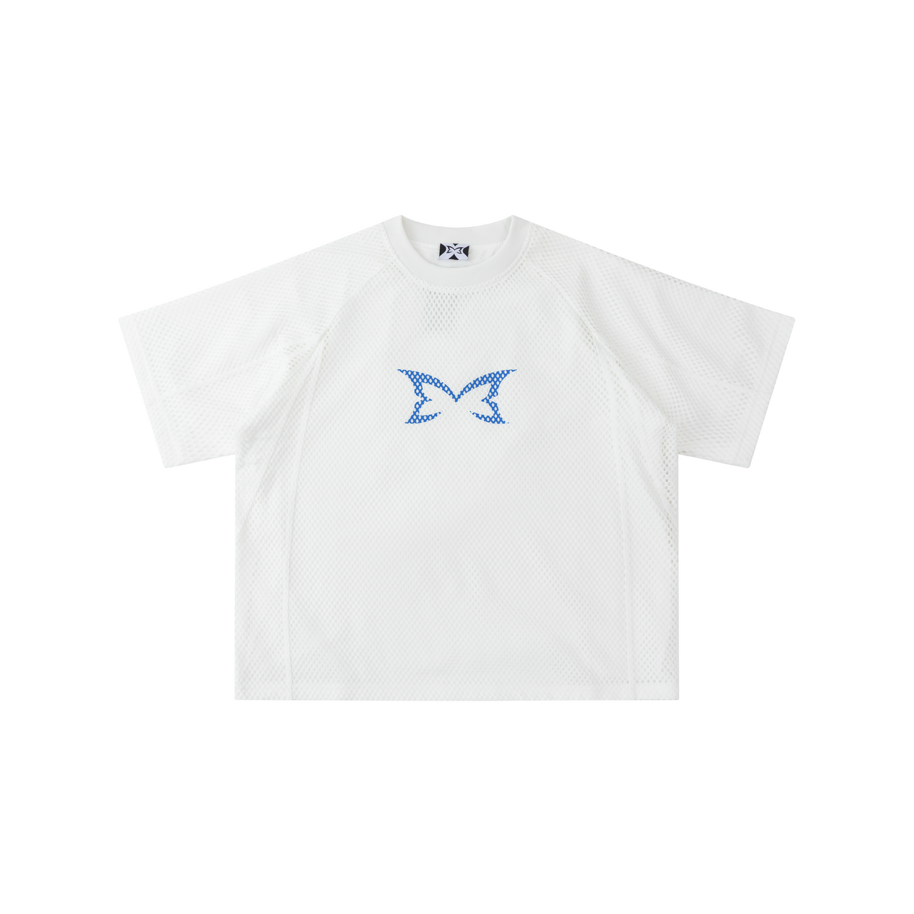 Layered Mesh Jersey (White)