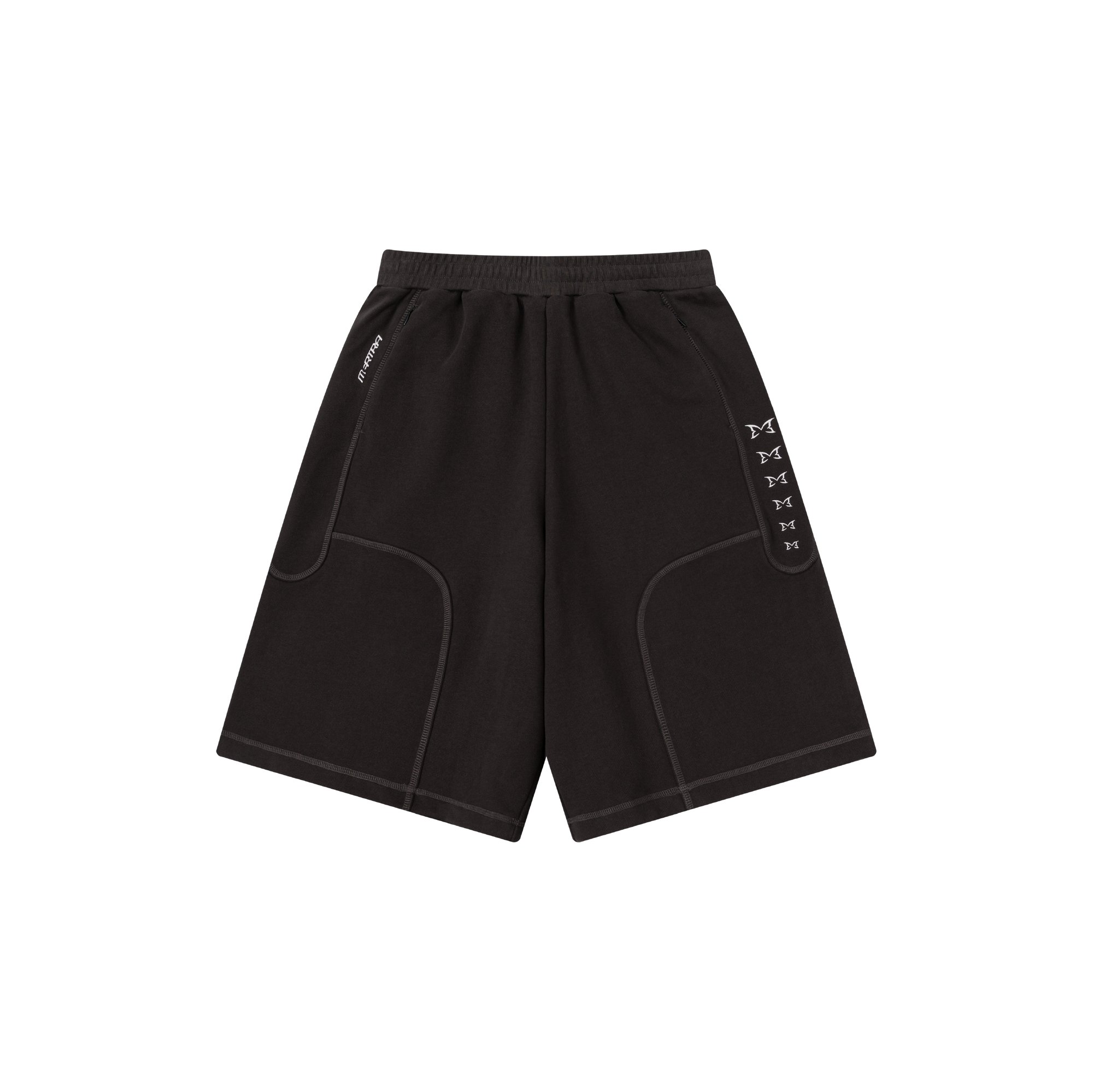 Contra Track Shorts (Cream / Charcoal)
