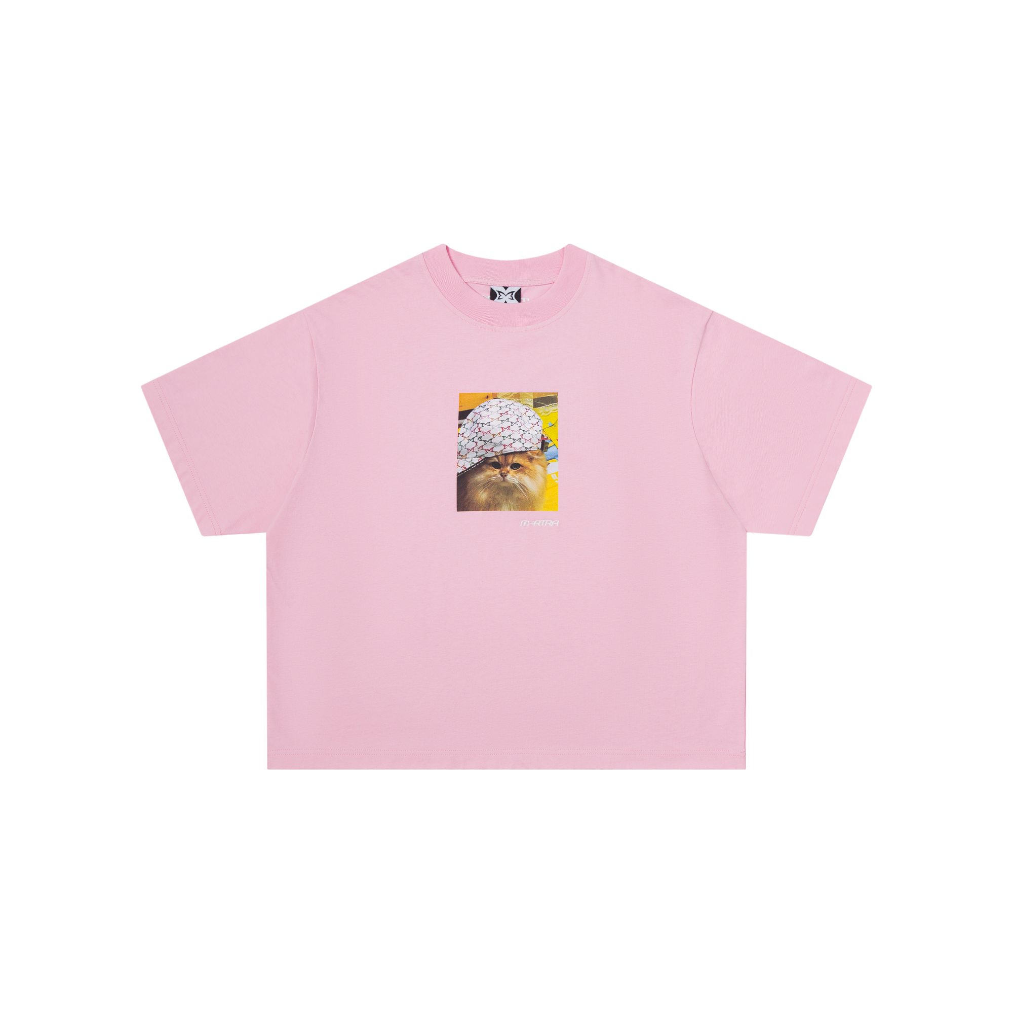 Cat In Da Hat Tee (Pink)