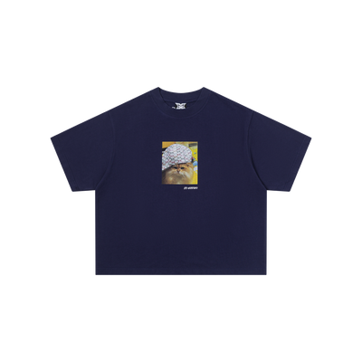 Cat In Da Hat Tee (Navy)