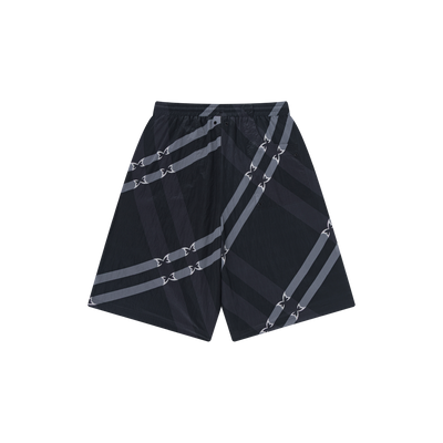 Merva Check Shorts (Black)