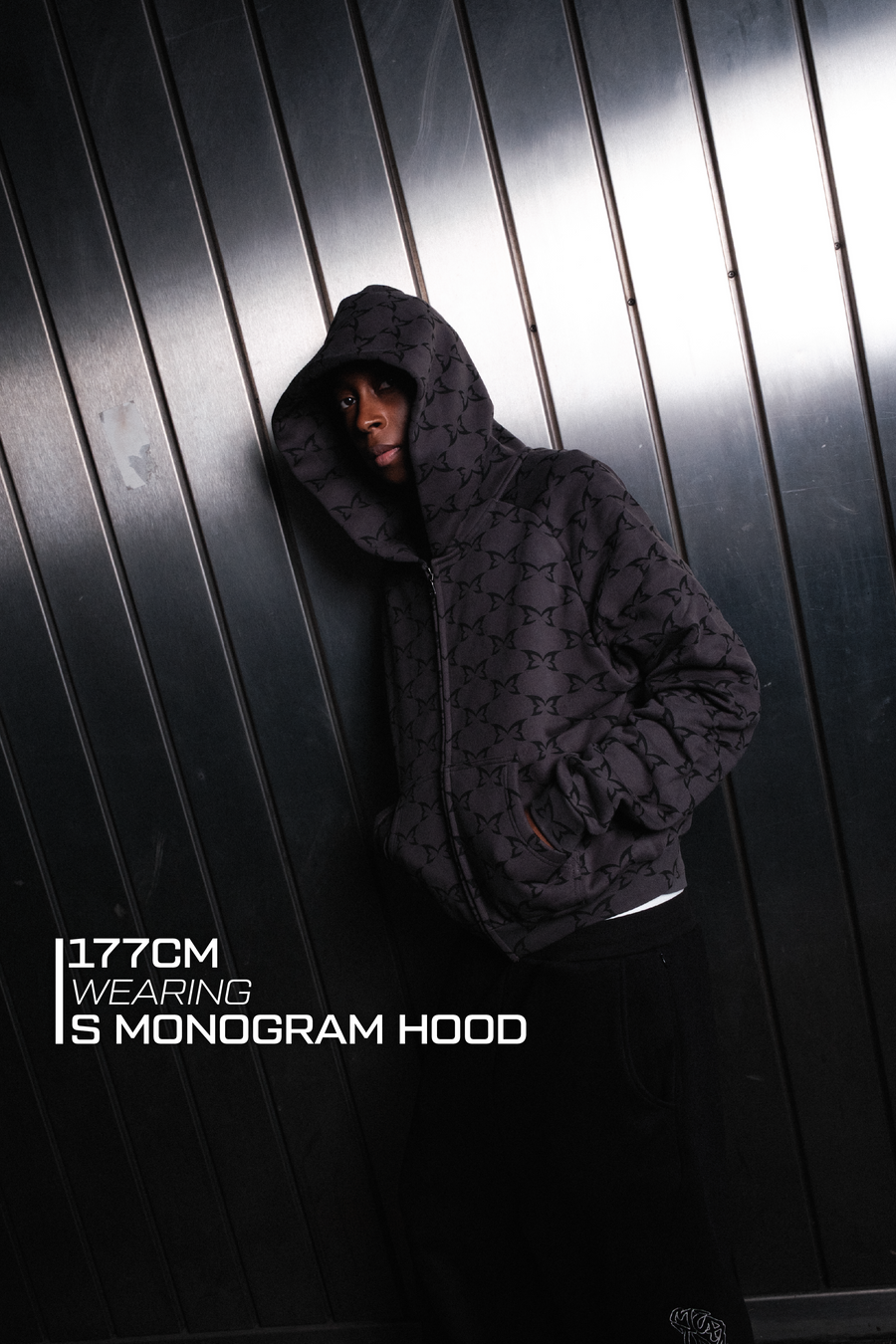 トップス Mertra Monogram Hood (Dark Grey) Monogram Hood (Dark Grey) – MERTRA