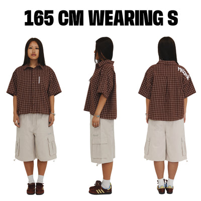 Plaid Shirt (Brown)