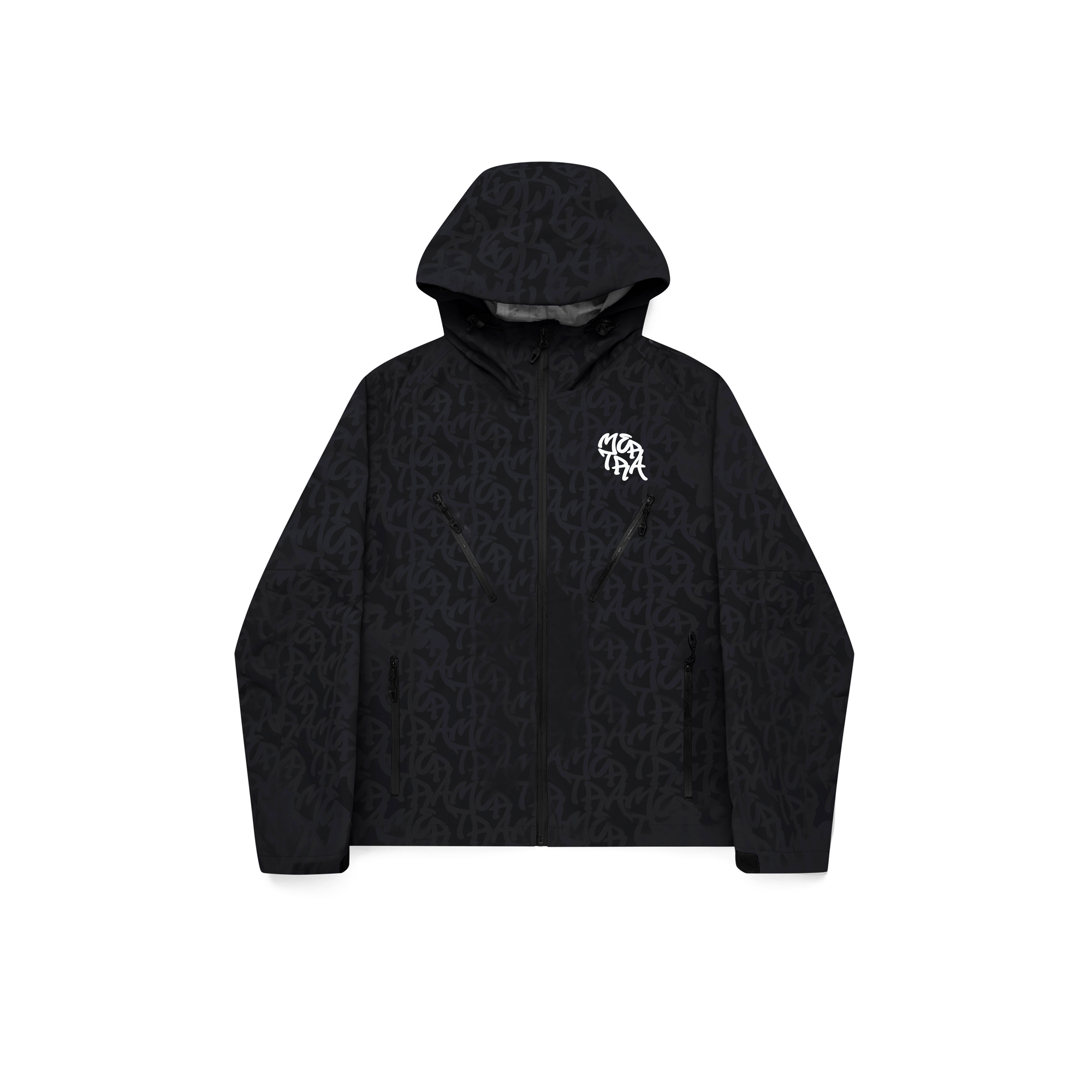Mertra monogram shell jacket sサイズ Monogram Shell Jacket (Black) – MERTRA