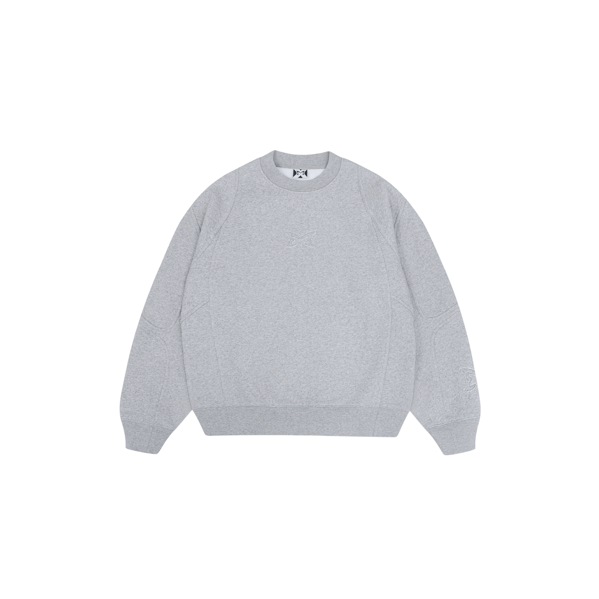 Split Panel Crew (Grey)