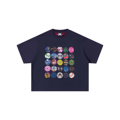 Archive Disk Tee (Navy)