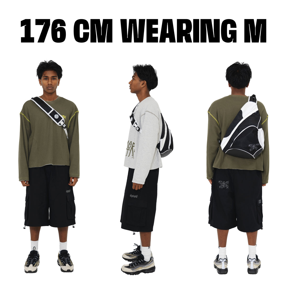 Baggy Shorts (Black) - MERTRA