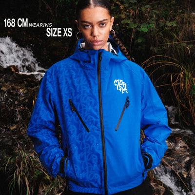 Monogram Shell Jacket (Blue)