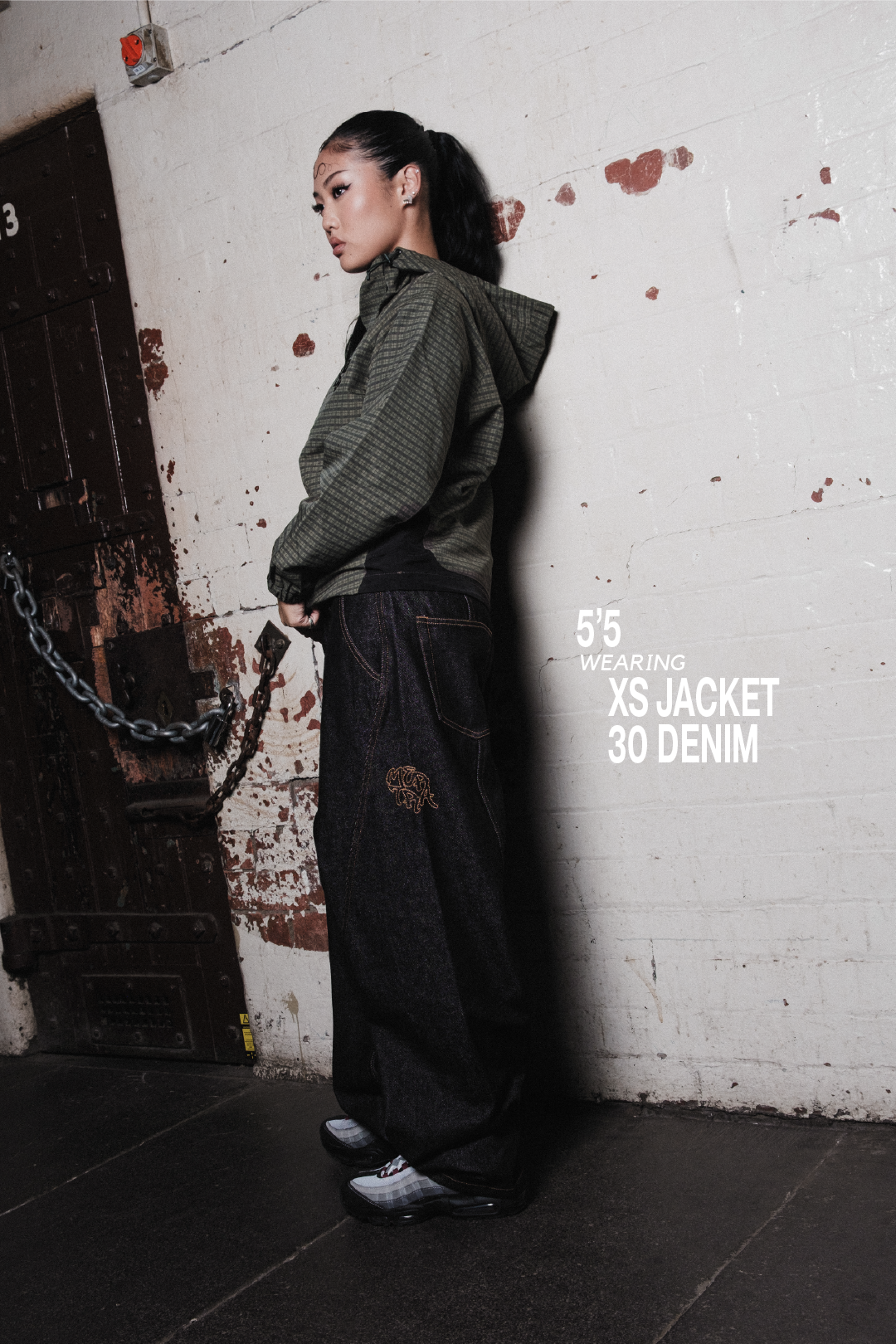 ジャケット・アウター Mertra Asymmetrical Plaid Jacket Asymmetrical Plaid Softshell (Blue) - MERTRA