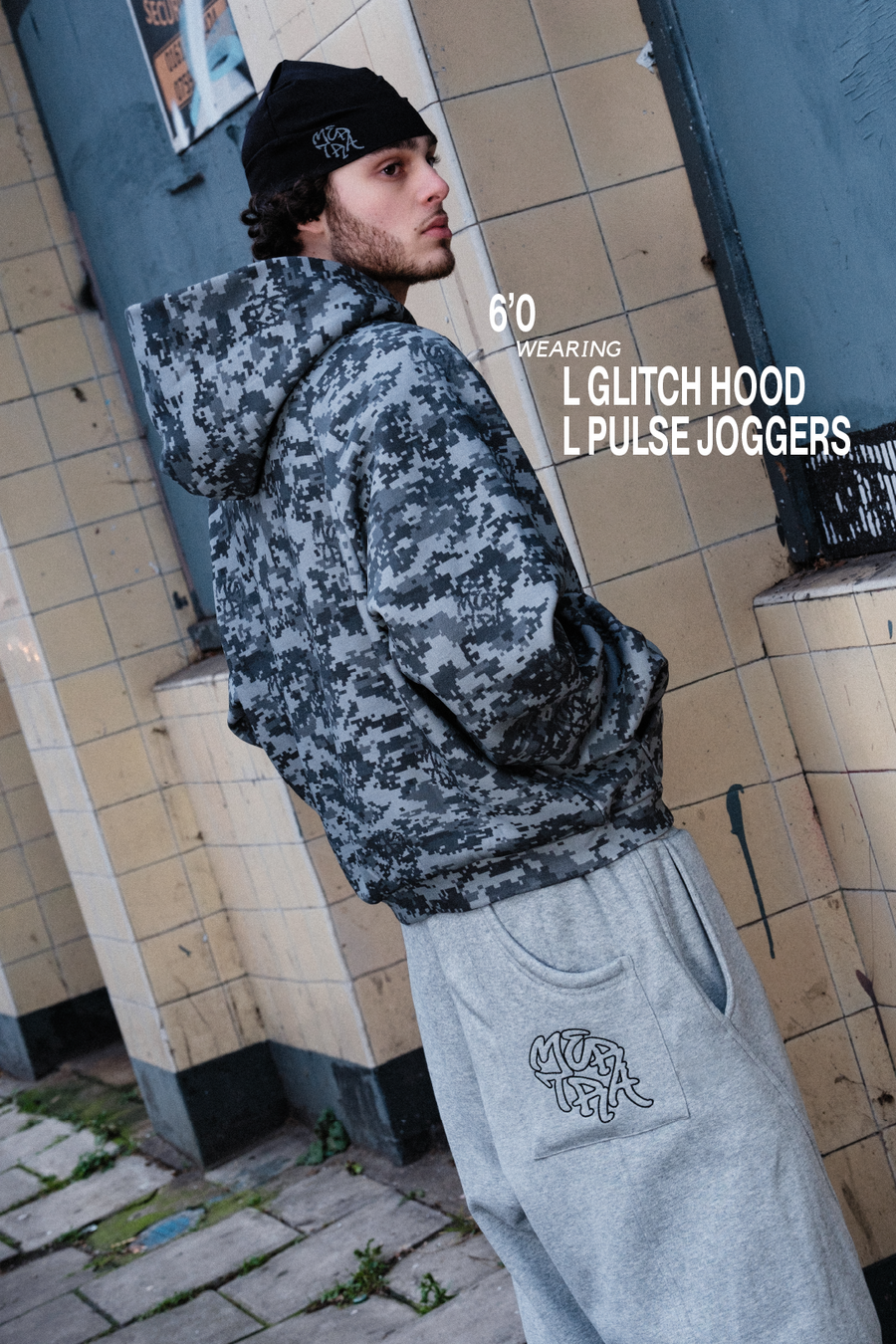 Glitch Hood (Dark Grey) – MERTRA