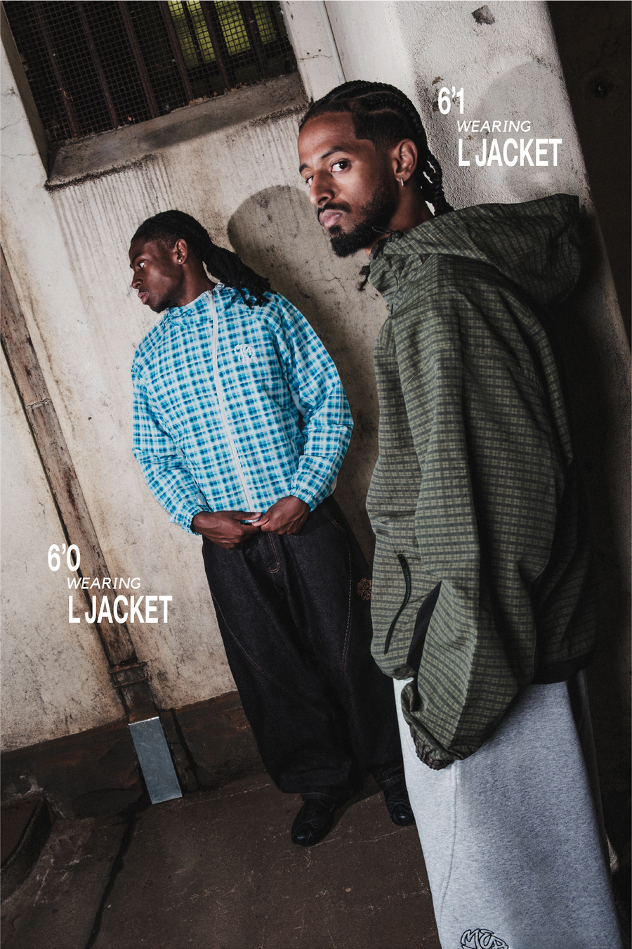 Asymmetrical Plaid Softshell (Green) – MERTRA
