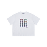 Stacked Logo Tee (White)