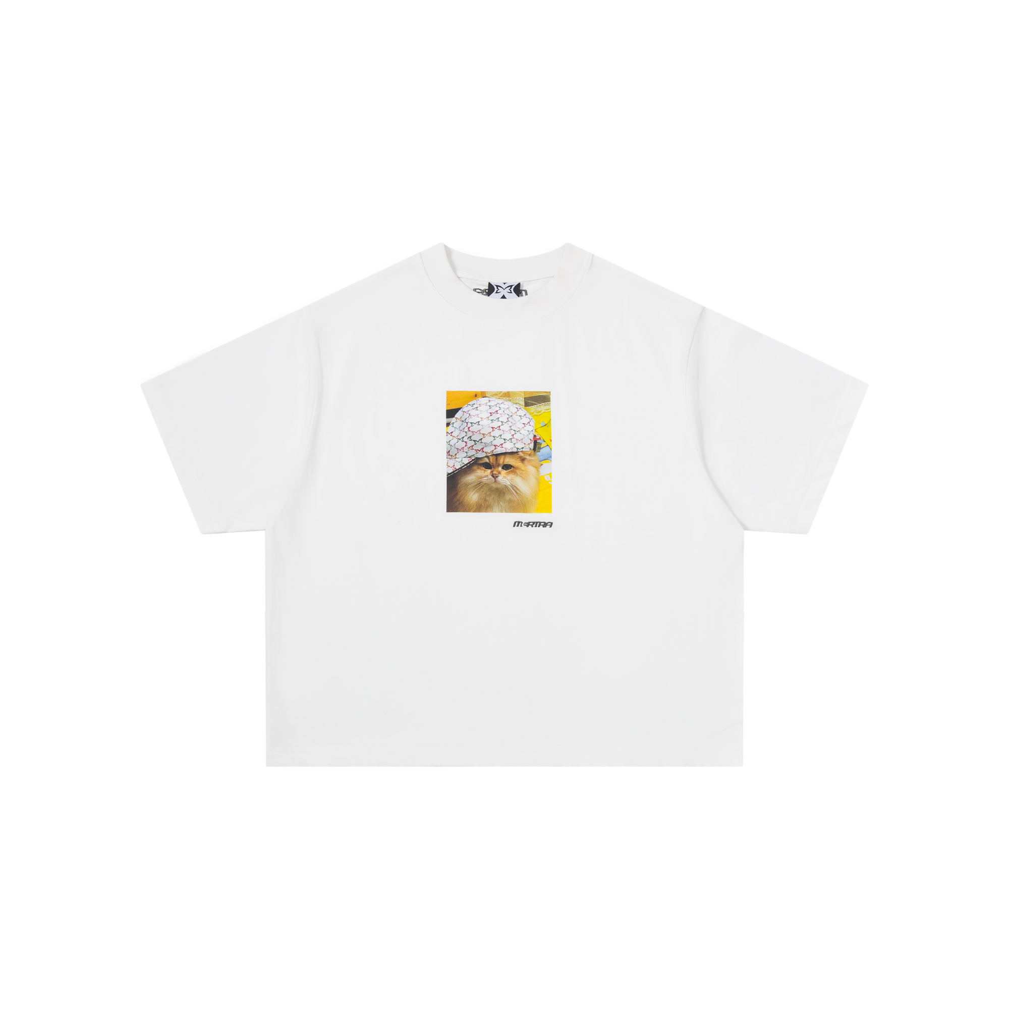 Cat In Da Hat Tee (White)