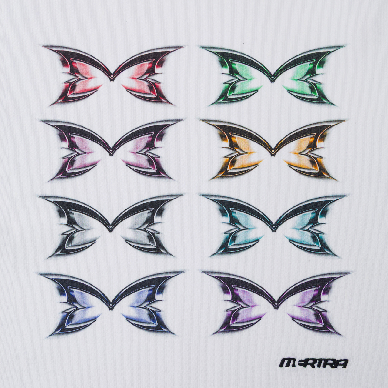 Stacked Logo Tee (White)