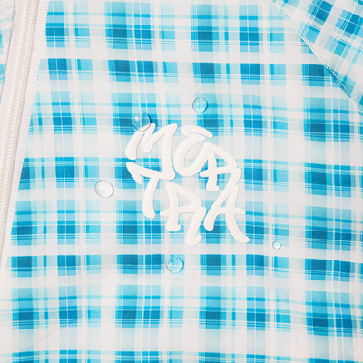 Asymmetrical Plaid Softshell (Blue) – MERTRA