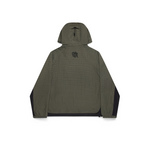 Asymmetrical Plaid Softshell (Green)