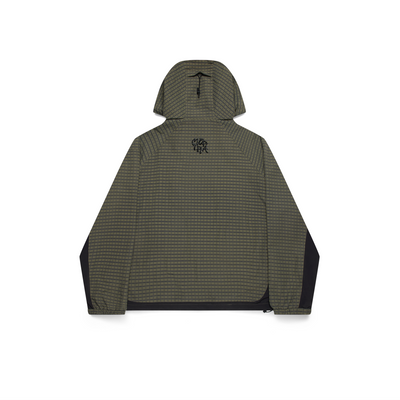 Asymmetrical Plaid Softshell (Green) – MERTRA