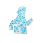 Asymmetrical Plaid Softshell (Blue)
