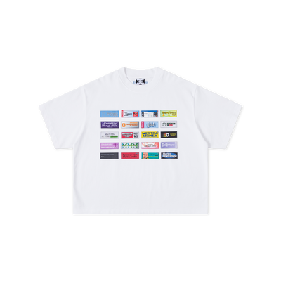 Archive Banner Tee (White)