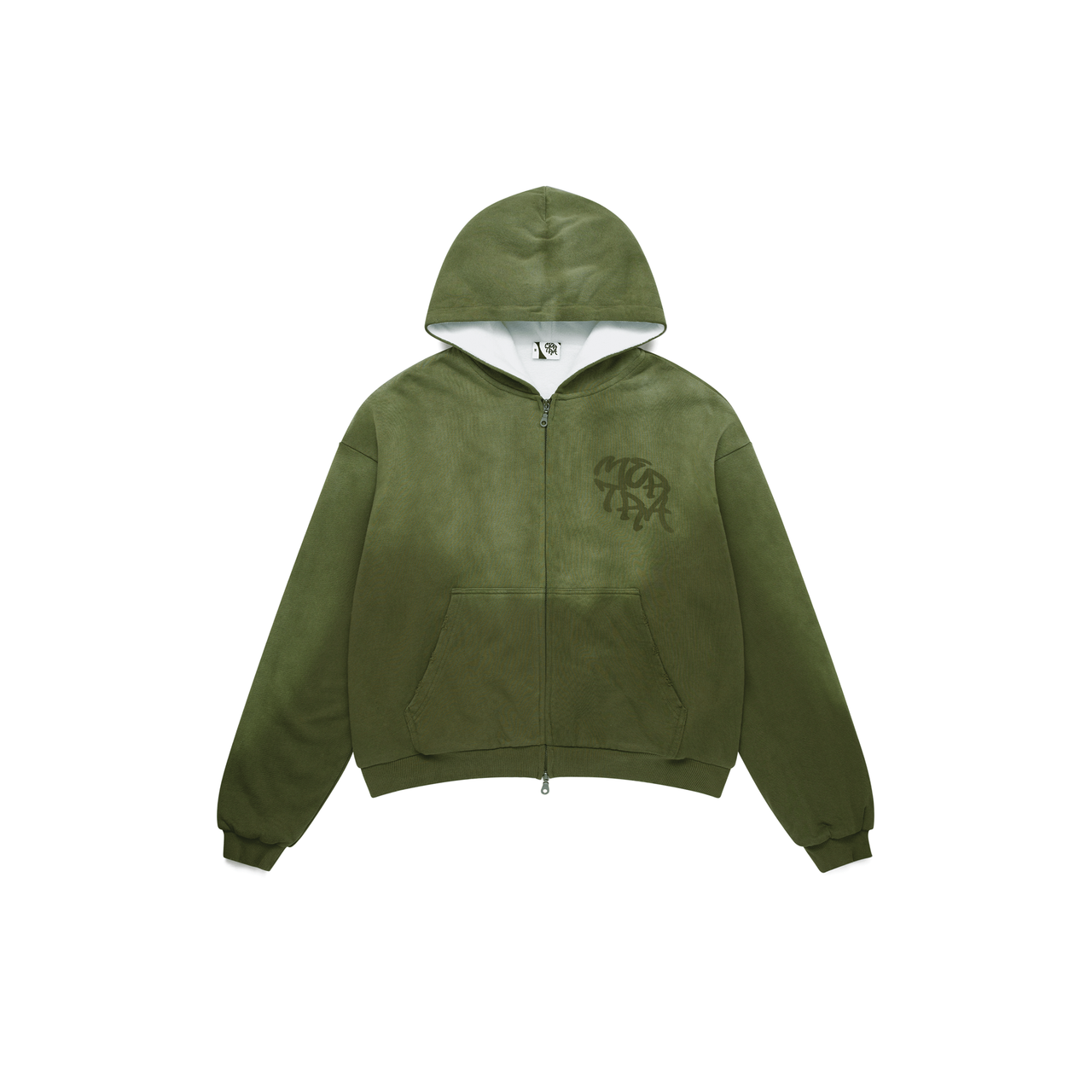 Fleece Lined Hood (Green)