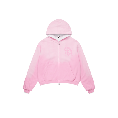 Fleece Lined Hood (Pink)