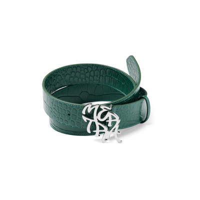 Alligator Skin Belt (Green) – MERTRA Alligator Skin Belt (Green) – MERTRA