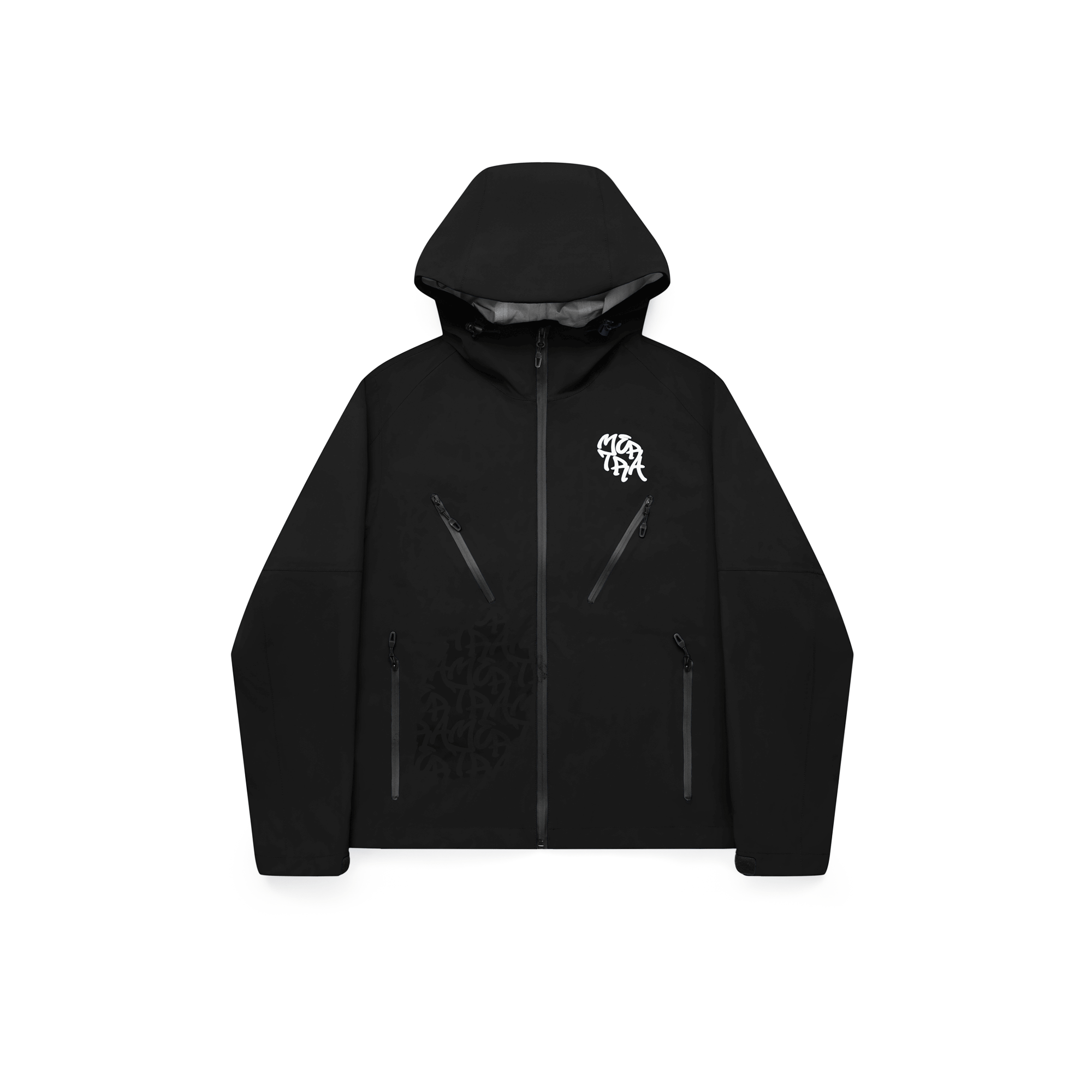 Mertra monogram shell jacket sサイズ Monogram Shell Jacket (Black) – MERTRA