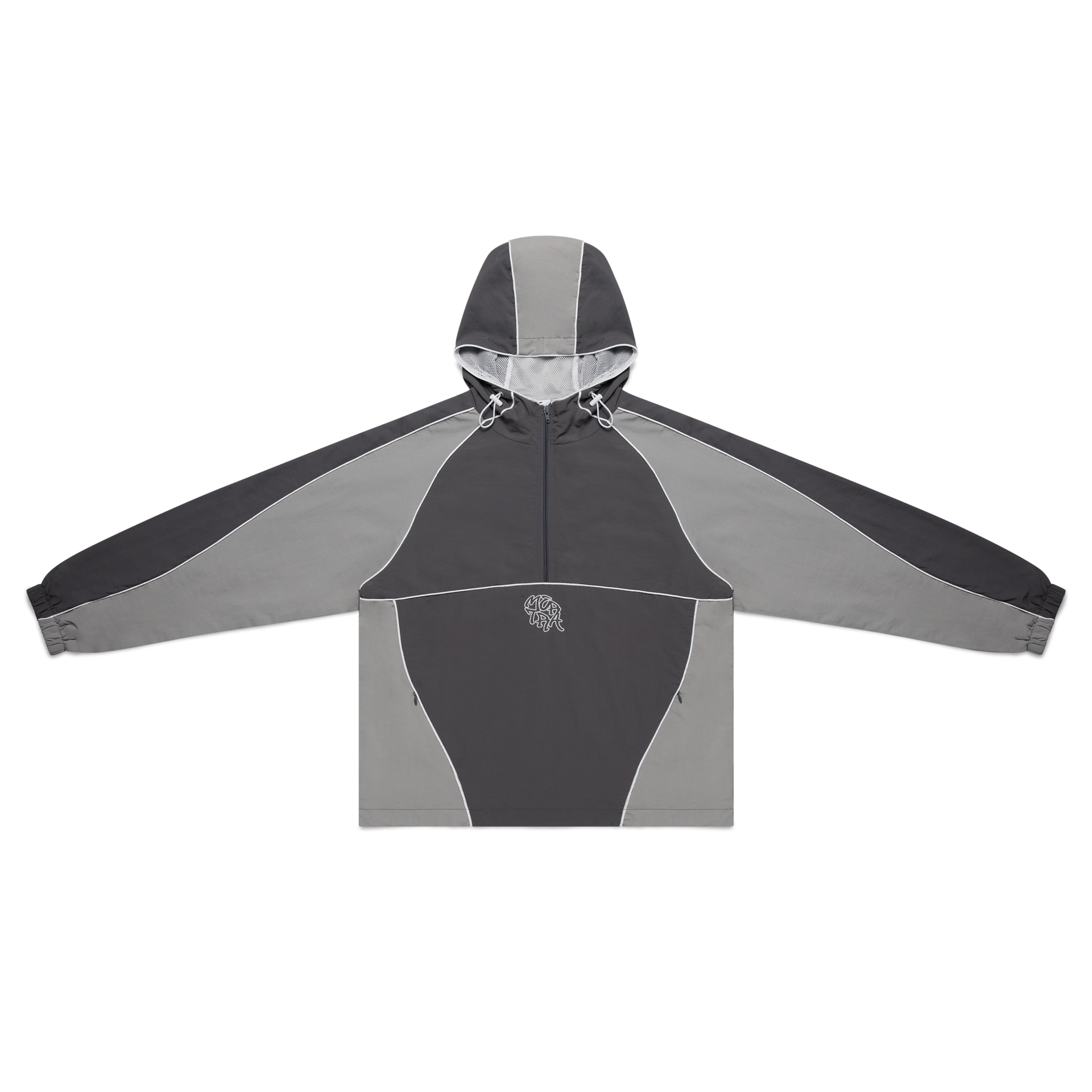 Nylon Track Jacket (Grey / Grey) – MERTRA