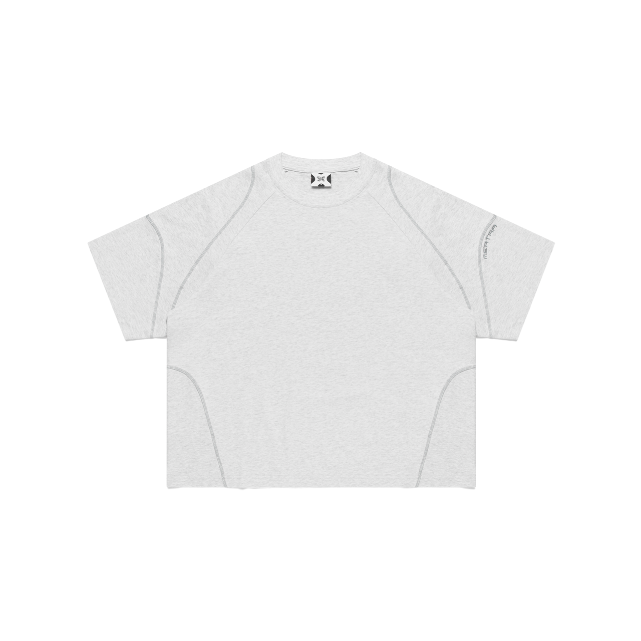 Overlock Stitch Tee (Grey)