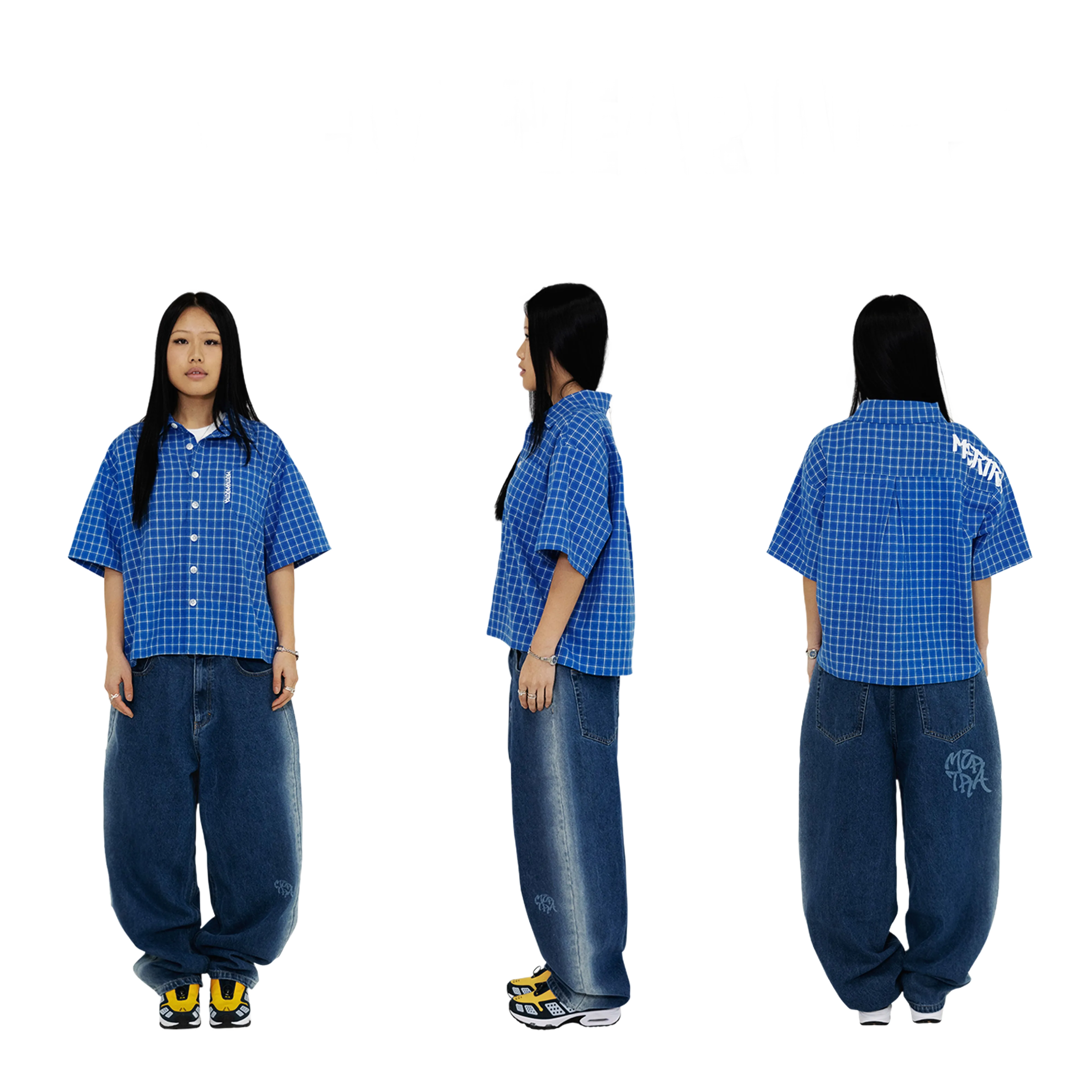 Plaid Shirt (Lapis)