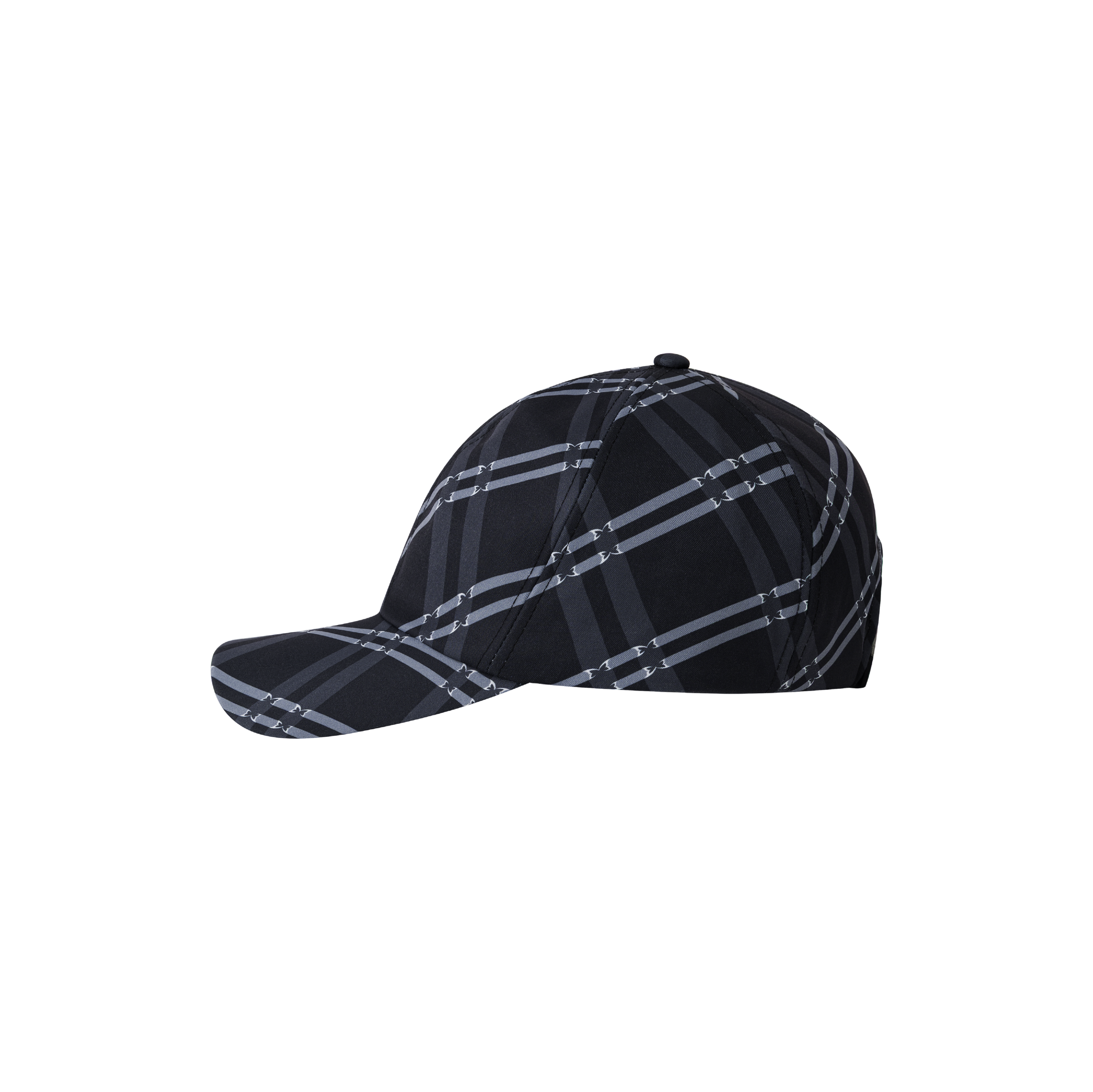Merva Check Cap (Black)