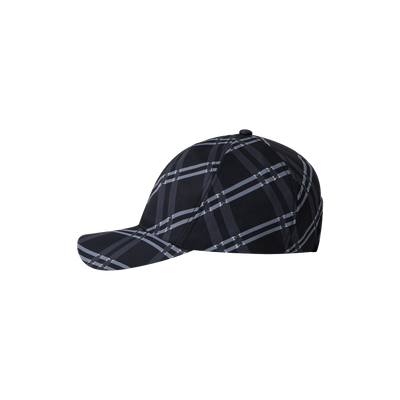 Merva Check Cap (Black)
