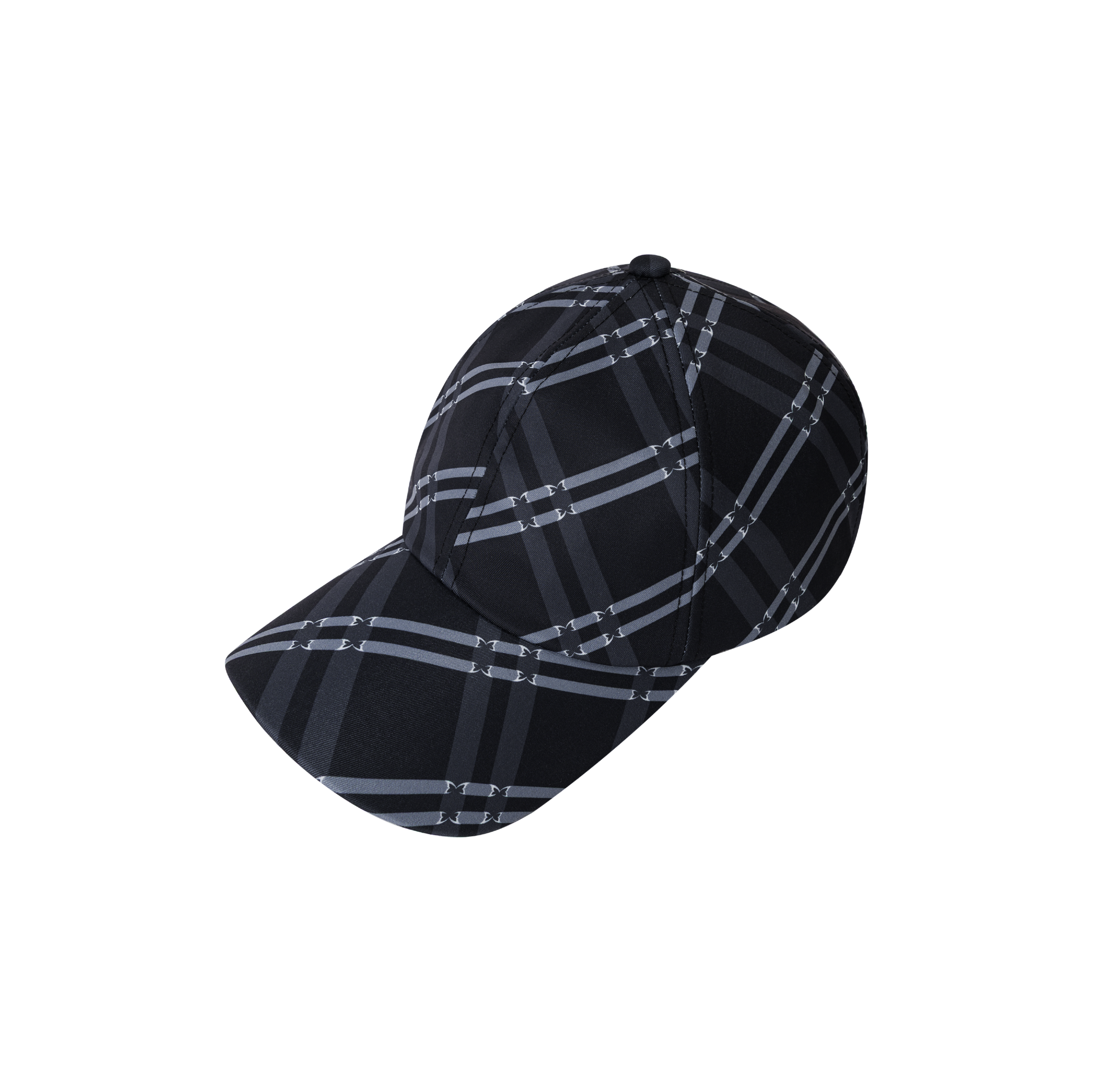 Merva Check Cap (Black)