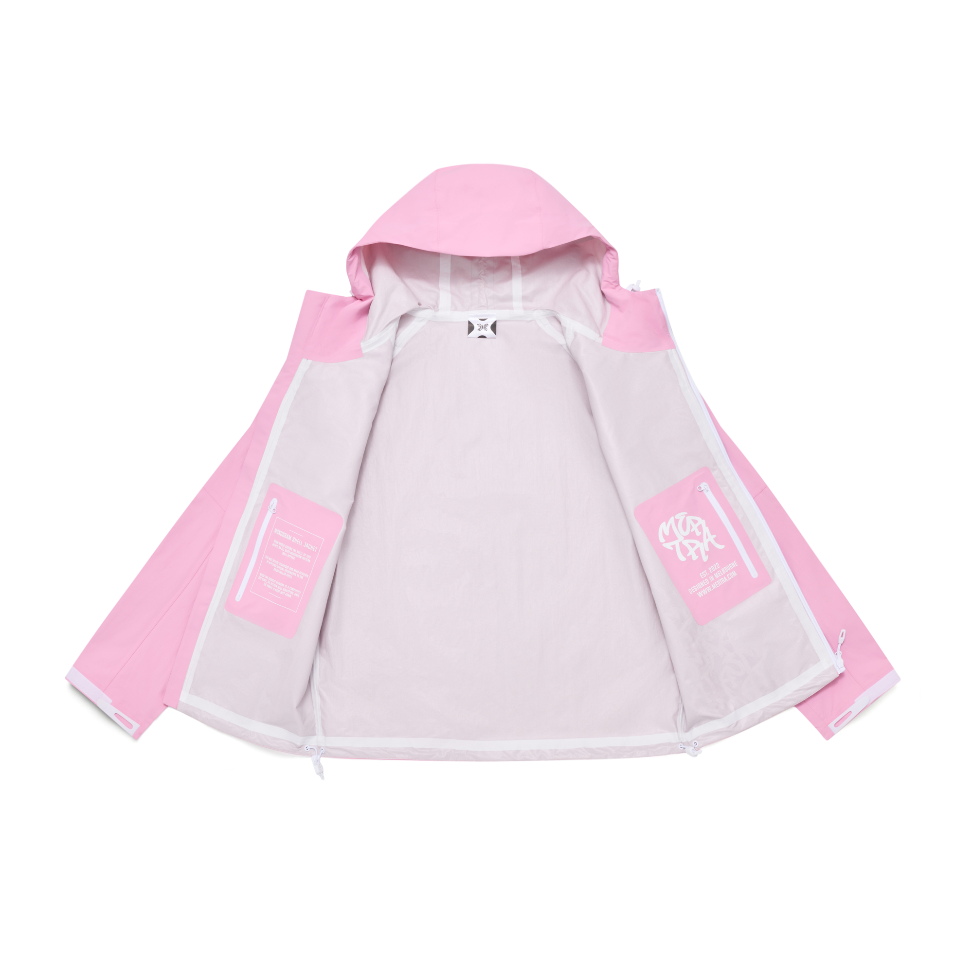 Monogram Shell Jacket (Pink) – MERTRA
