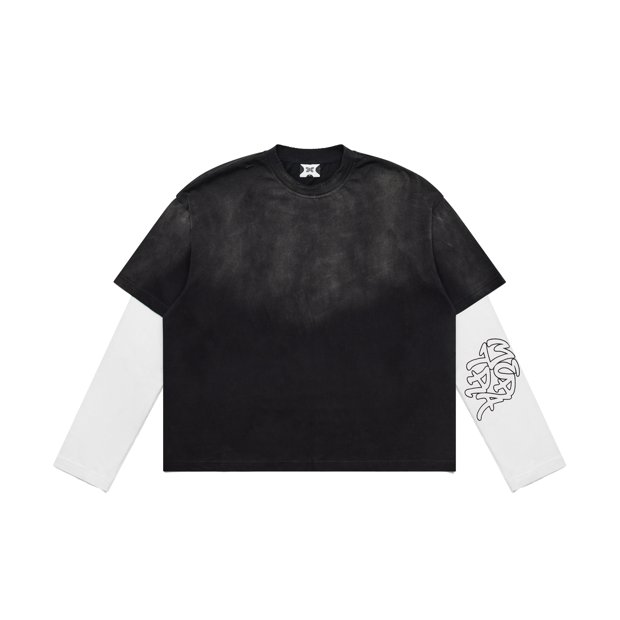 Layered Tee (Black) - MERTRA
