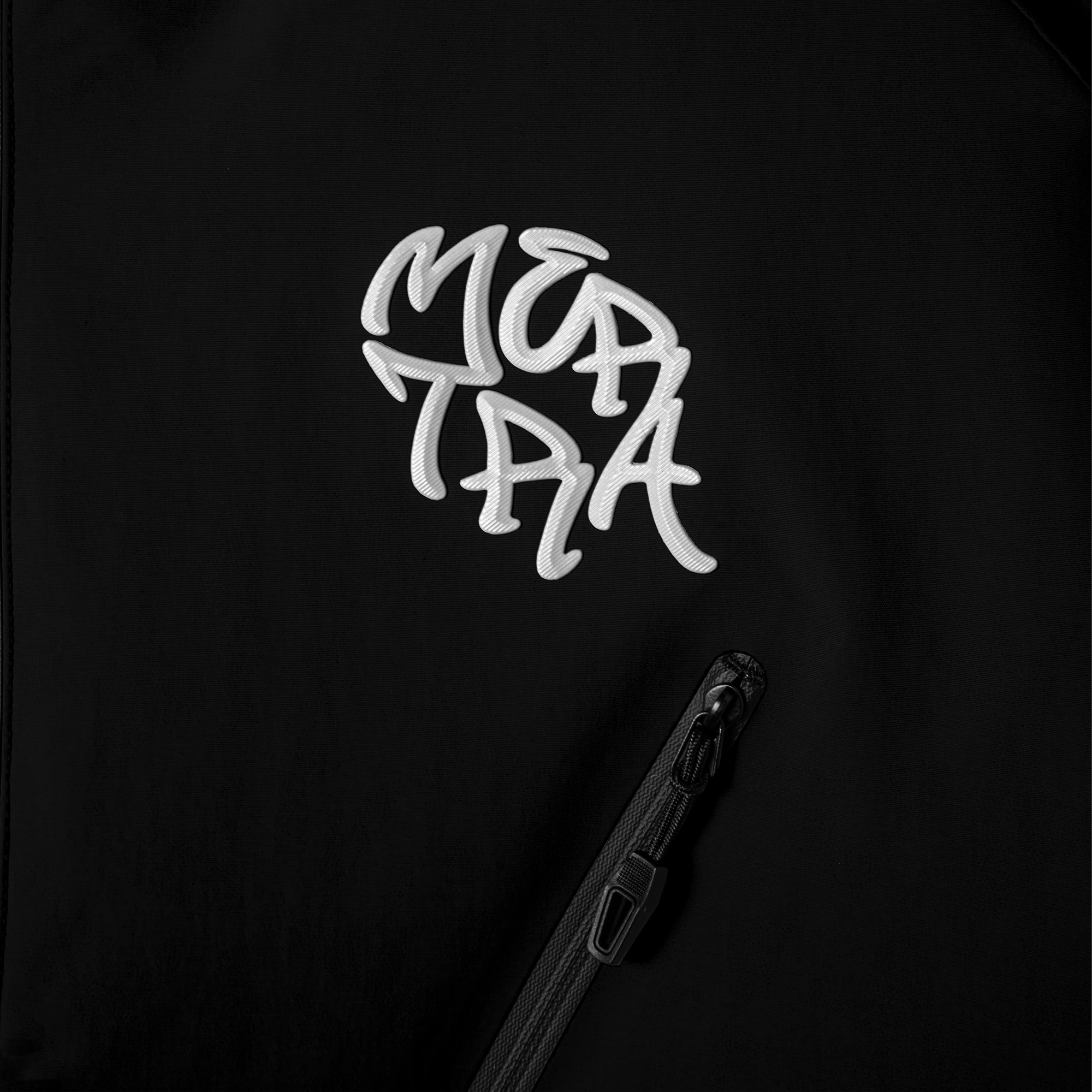 Monogram Shell Jacket (Black) - MERTRA Monogram Shell Jacket (Black) - MERTRA