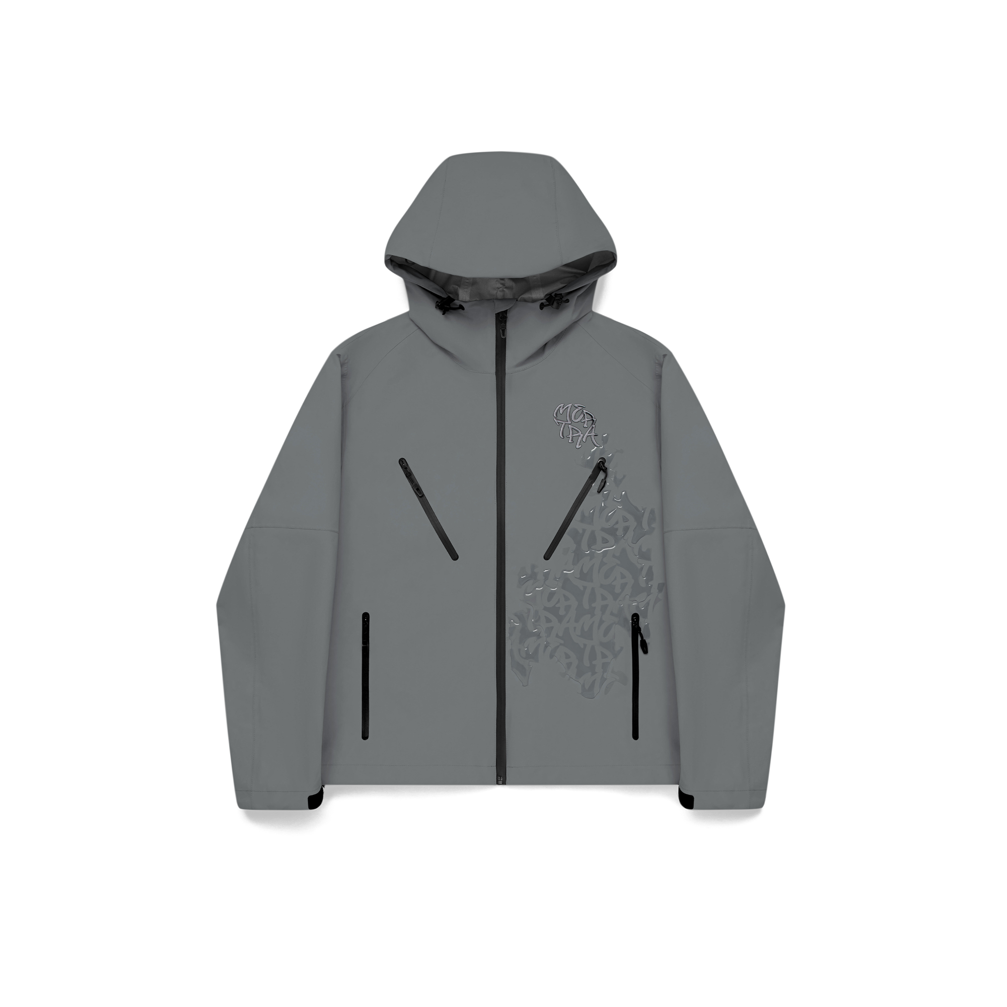 Monogram Shell Jacket (Slate) - MERTRA Monogram Shell Jacket (Slate) - MERTRA