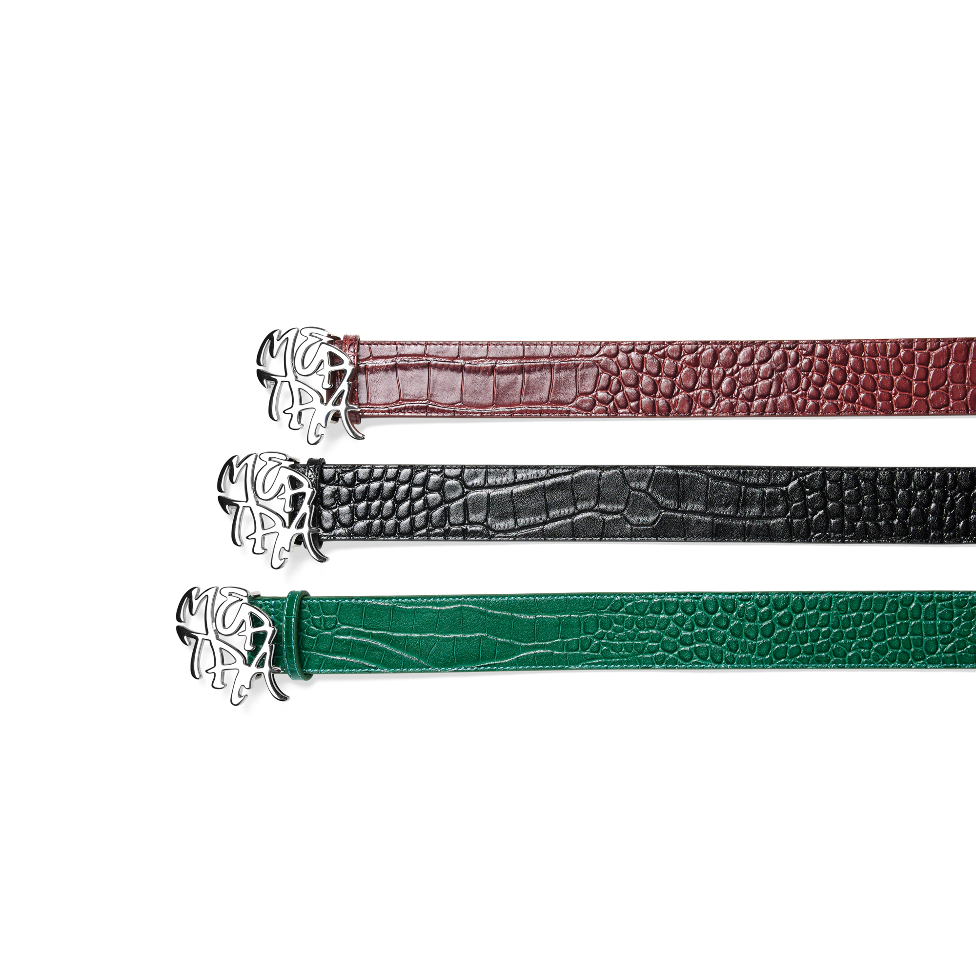 Alligator Skin Belt (Wine) – MERTRA Alligator Skin Belt (Wine) – MERTRA