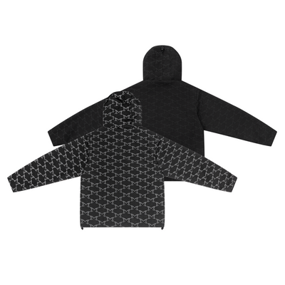 Reflective Monogram Jacket (Black) – MERTRA