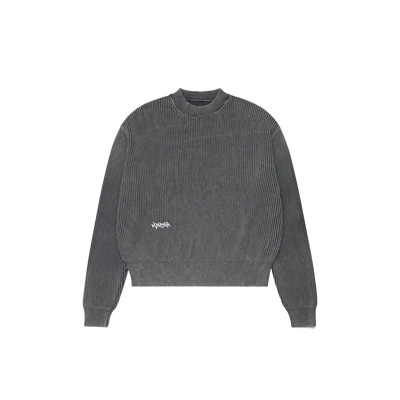 Waffle Knit (Washed Grey)